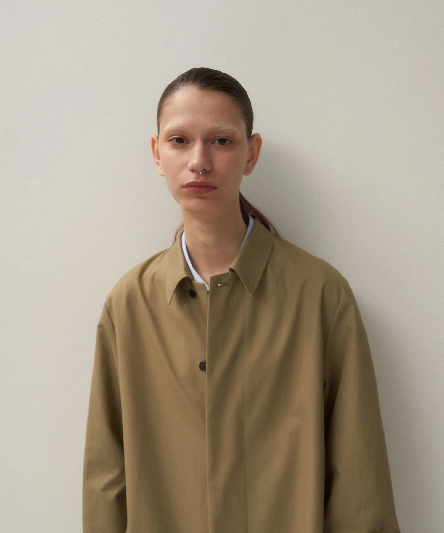 ORGANIC COTTON TWILL | BALMACAAN COAT sold by ATON product image thumbnail 3