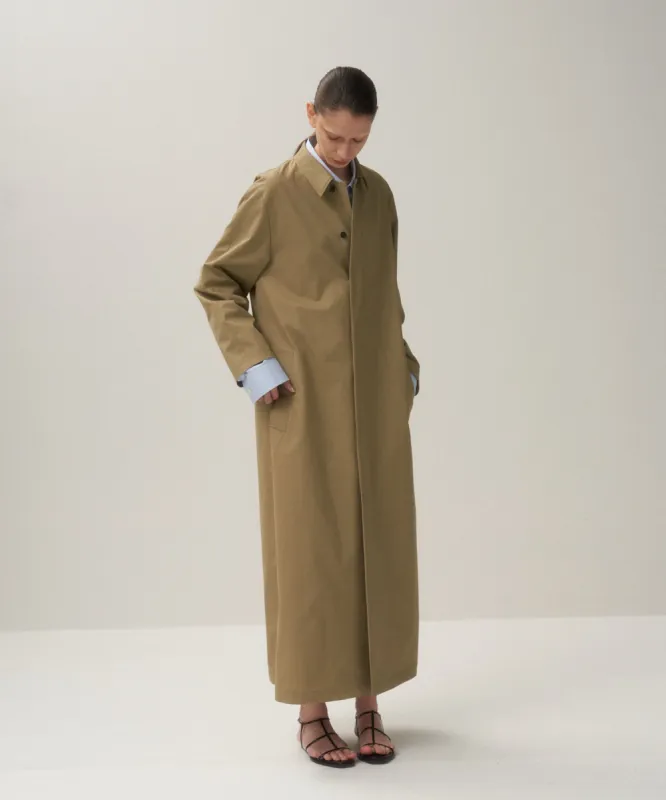 ORGANIC COTTON TWILL | BALMACAAN COAT sold by ATON
