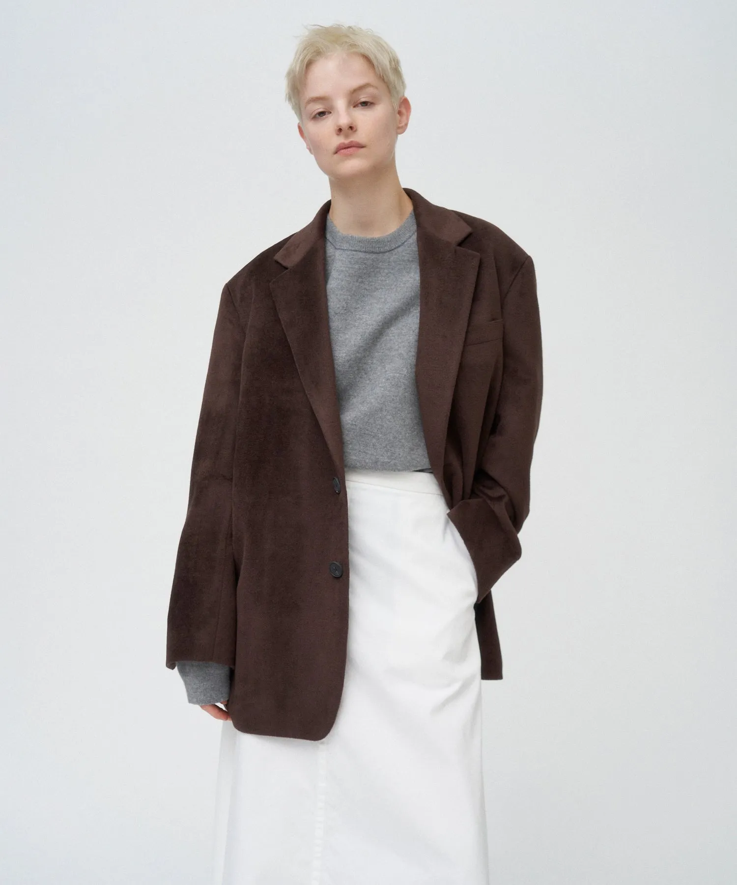 SILK MOSSA | TAILORED JACKET sold by ATON product image thumbnail 2