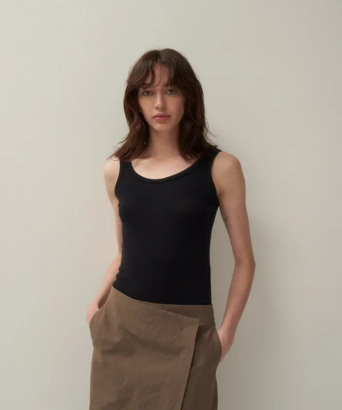 FRESCA CIRCULAR RIB | TANKTOP sold by ATON