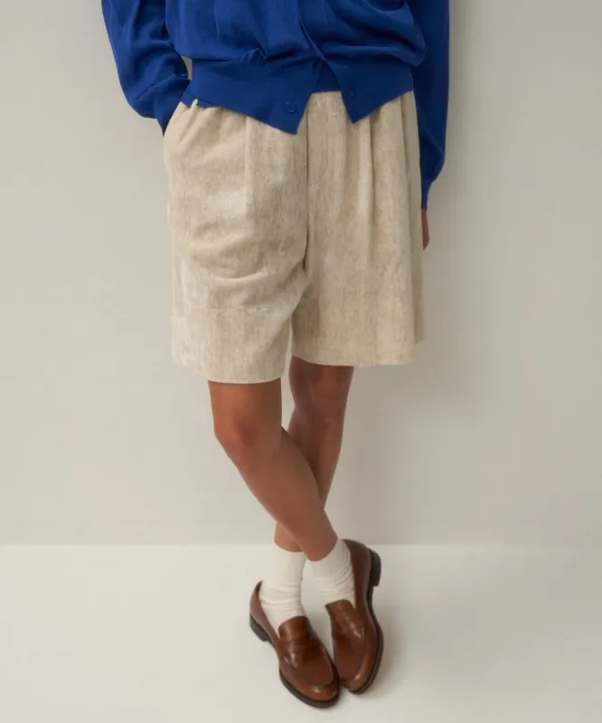LINEN VELVET | SHORTS sold by ATON
