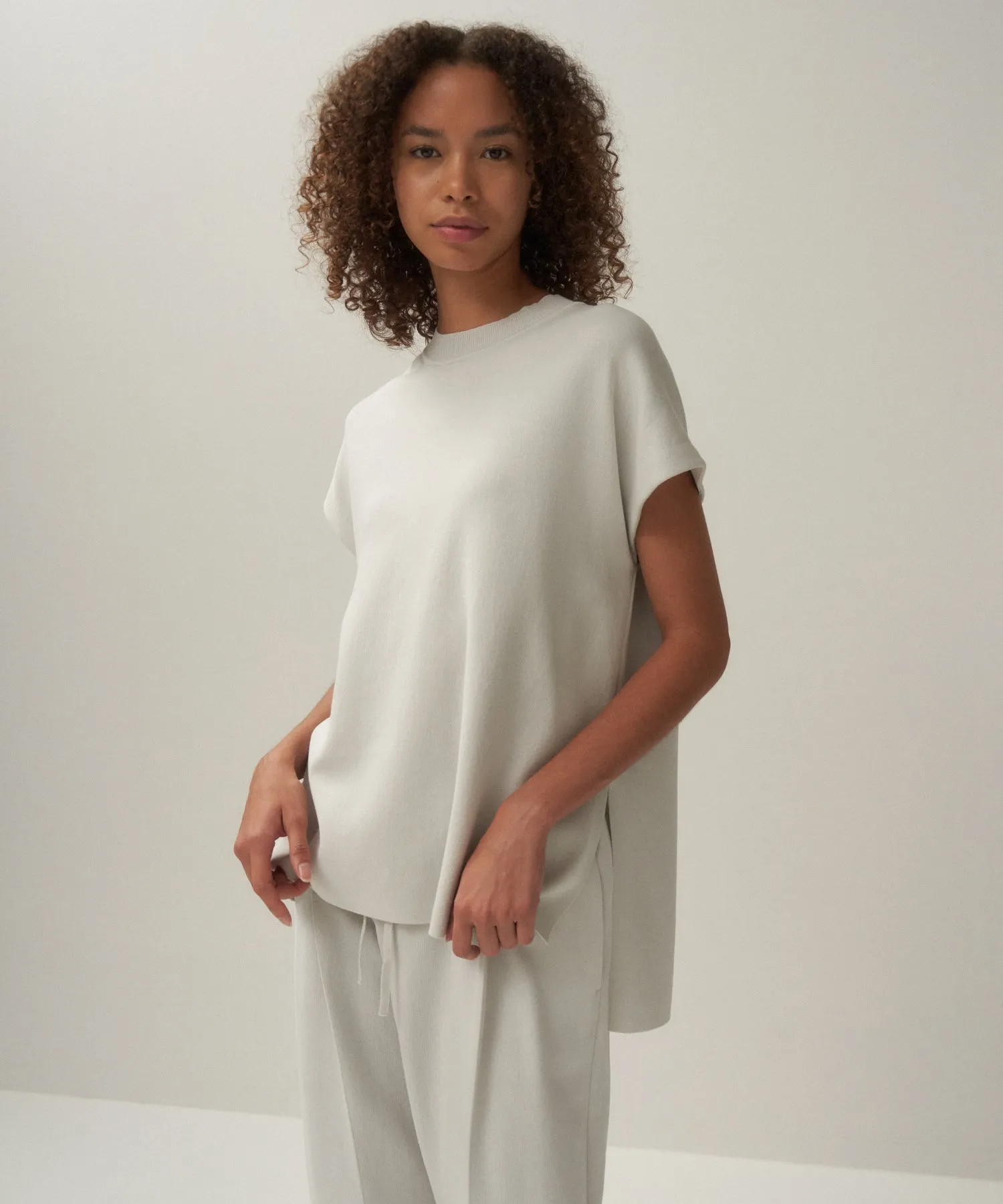 50/2 NATURAL DYED ORGANIC | MOCKNECK PULLOVER sold by ATON