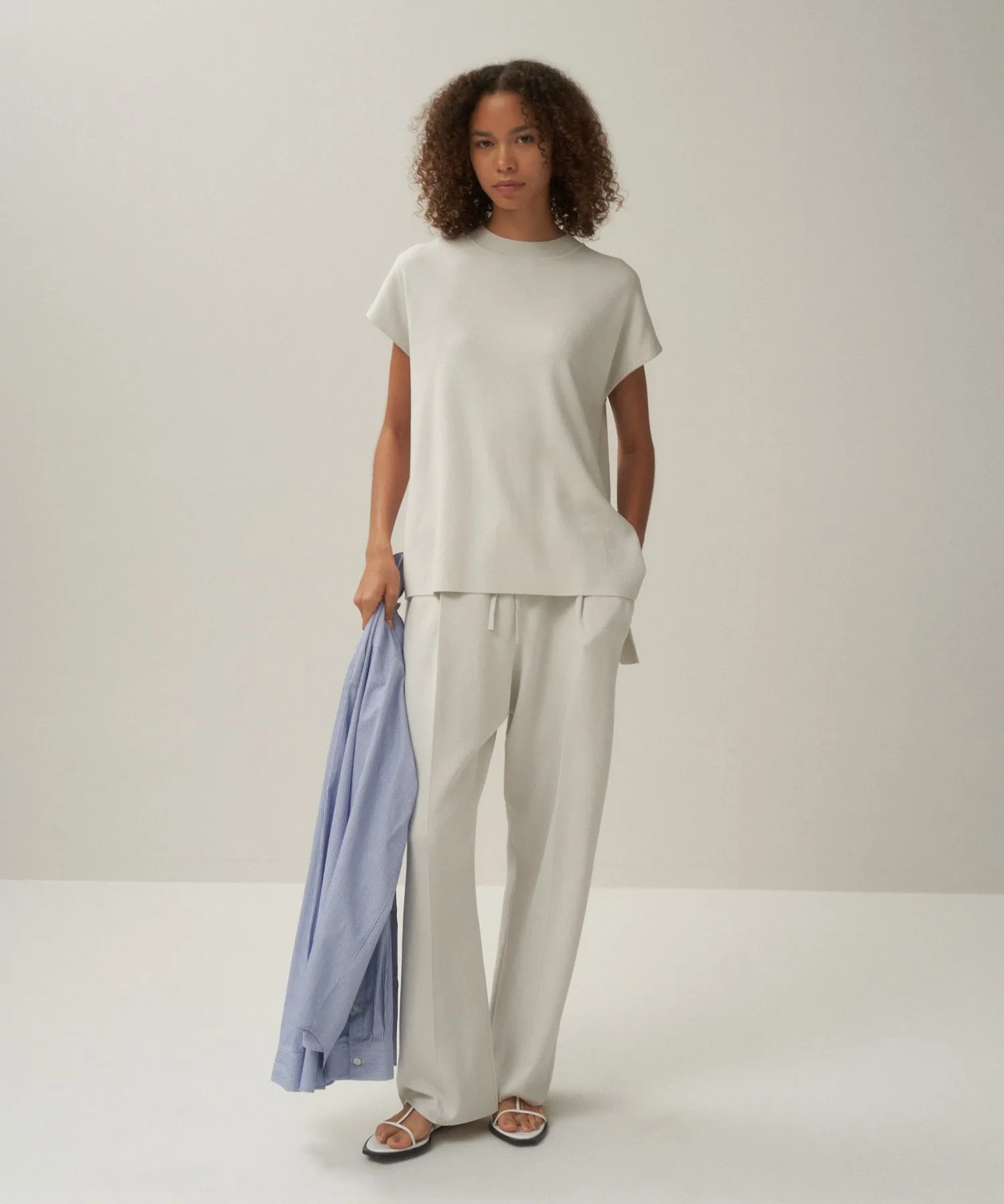 50/2 NATURAL DYED ORGANIC | MOCKNECK PULLOVER sold by ATON product image thumbnail 2