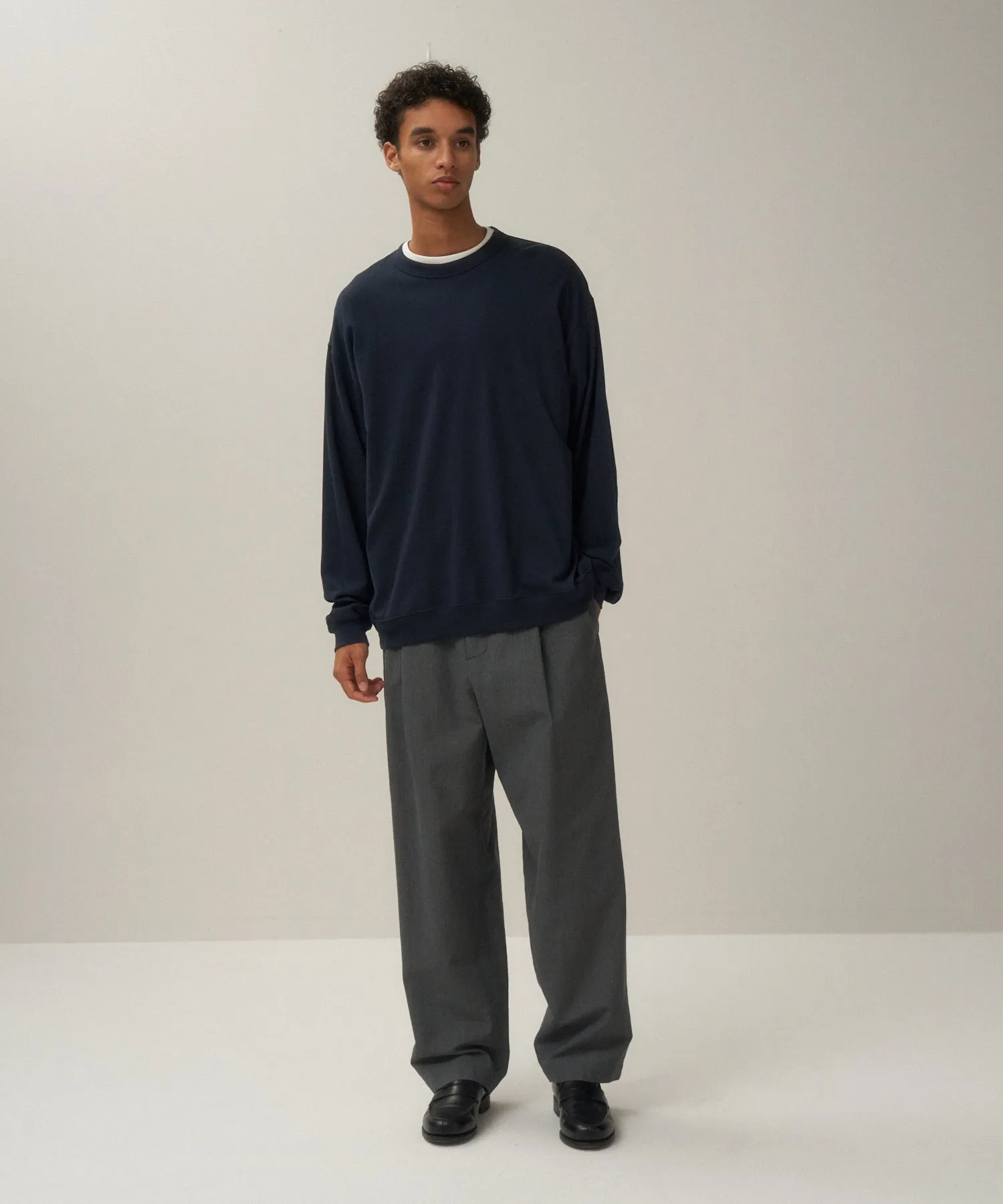 SUVIN DOUBLE JERSEY | CREWNECK PULLOVER sold by ATON product image thumbnail 2