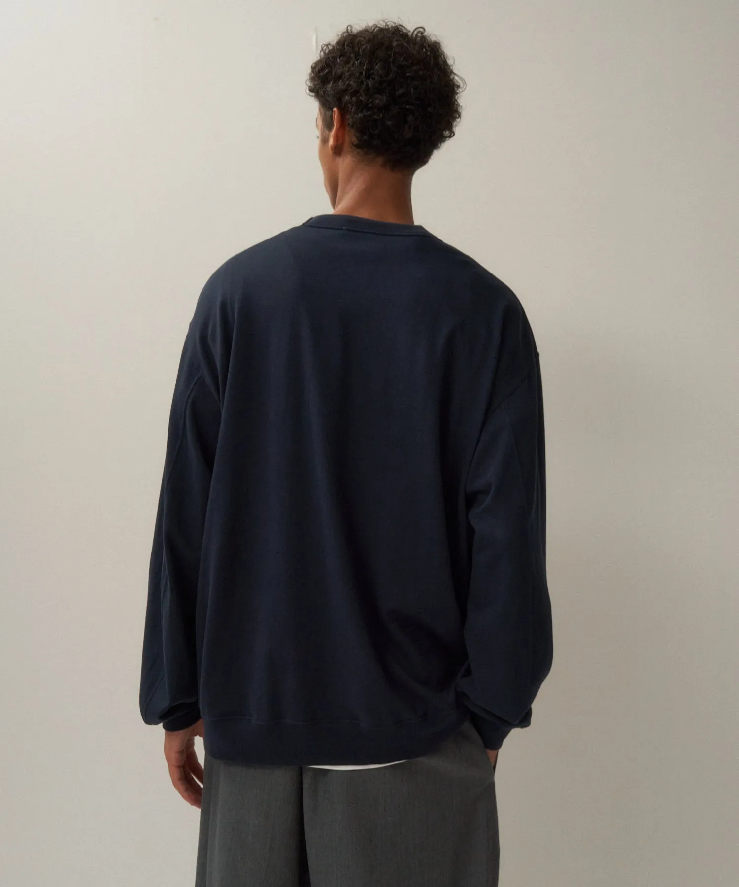 SUVIN DOUBLE JERSEY | CREWNECK PULLOVER sold by ATON product image thumbnail 3