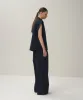 SILK LINEN SHANTUNG | TWO TUCKED PANTS sold by ATON
