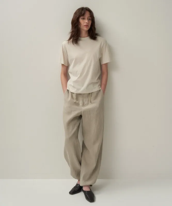 HARD LINEN | UTILITY PANTS sold by ATON