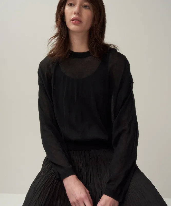 COMPACT COTTON | CREWNECK SWEATER sold by ATON