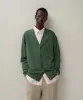 COTTON WASHI KNIT | OVERSIZED KNIT CARDIGAN sold by ATON