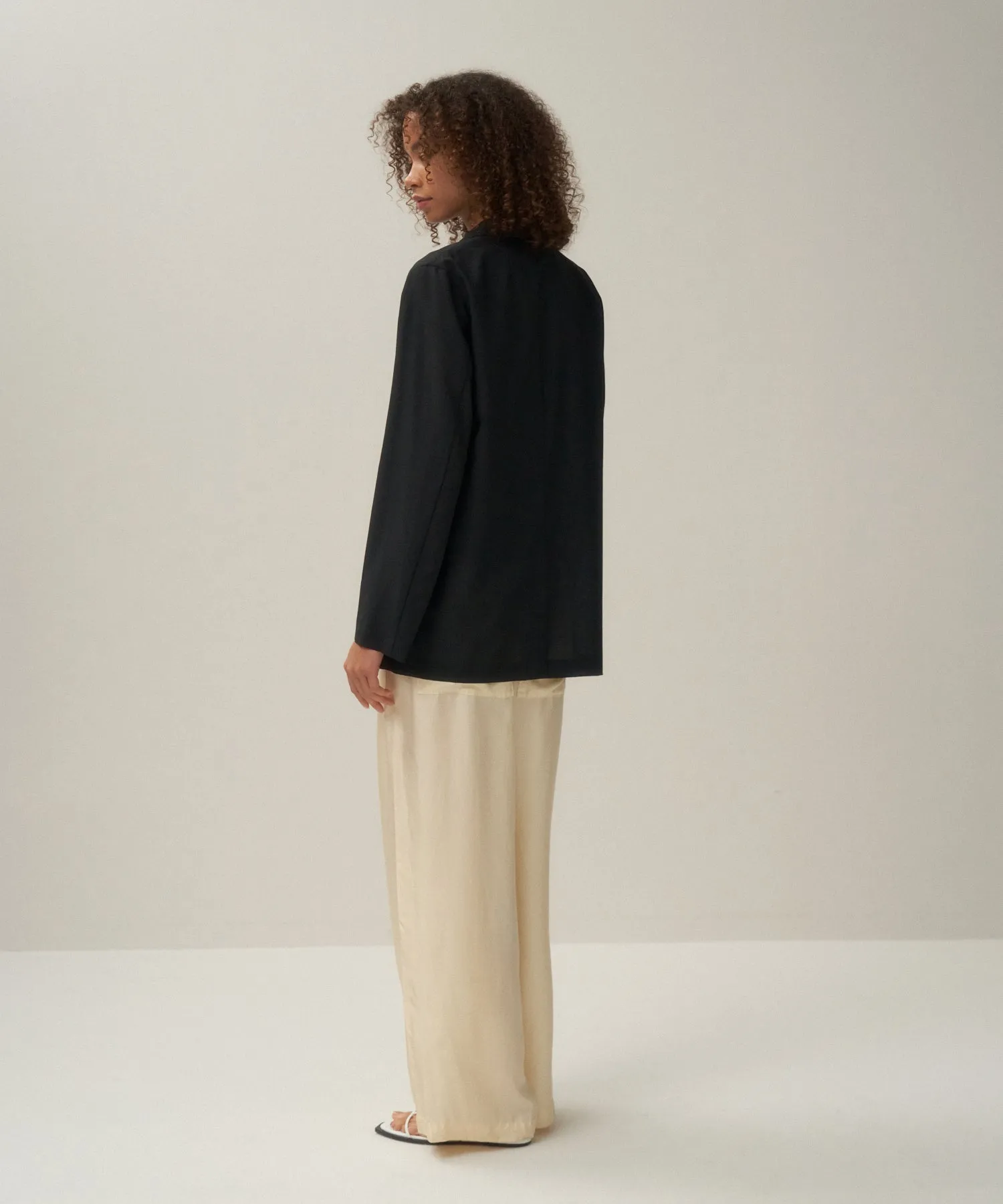 TECHNO WOOL GAUZE | TAILORED JACKET sold by ATON product image thumbnail 3