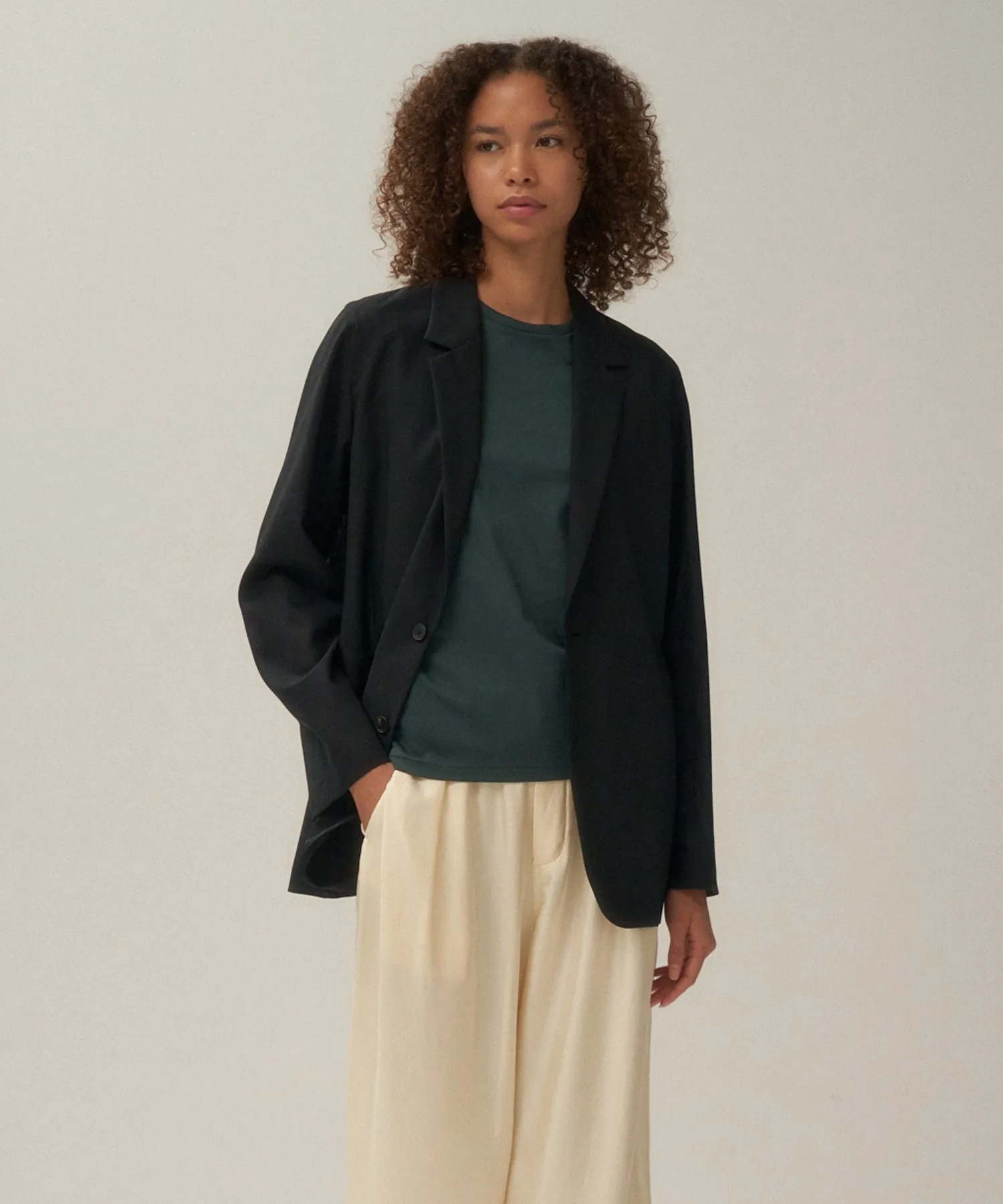 TECHNO WOOL GAUZE | TAILORED JACKET sold by ATON