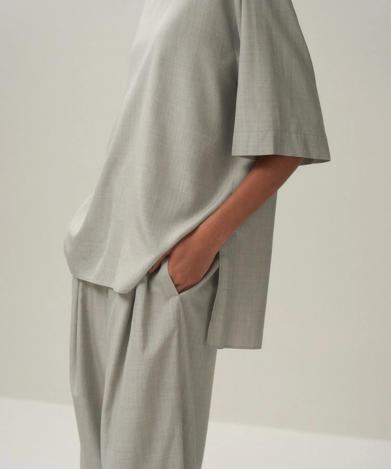 SILK TROPICAL | WASHED T-SHIRT sold by ATON product image thumbnail 3