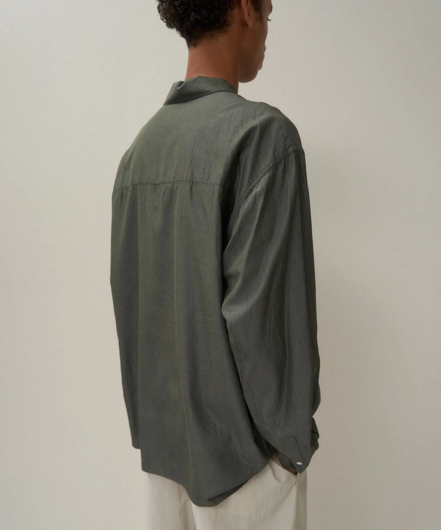 SHORT FIBER SILK | WASHED SHIRT sold by ATON product image thumbnail 2