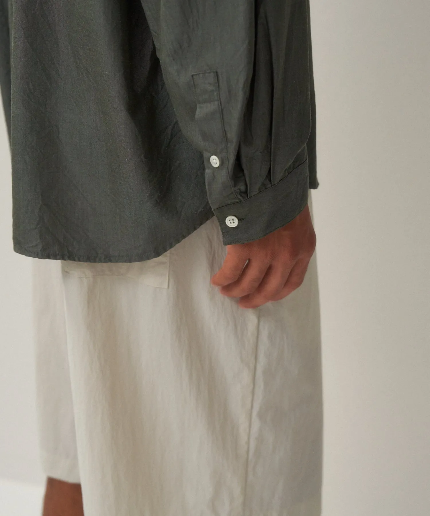 SHORT FIBER SILK | WASHED SHIRT sold by ATON product image thumbnail 3
