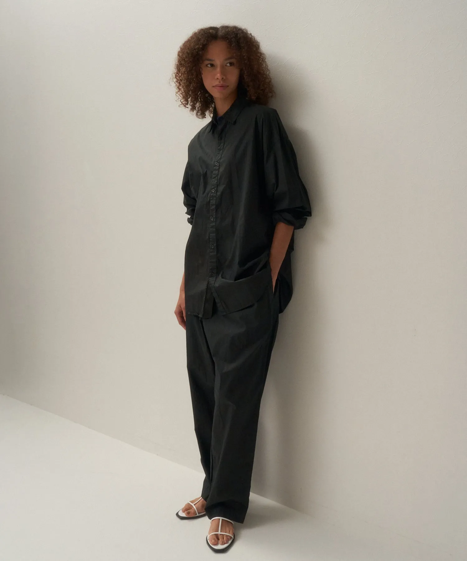 COTTON LAWN | WIDE EASY PANTS sold by ATON product image thumbnail 5