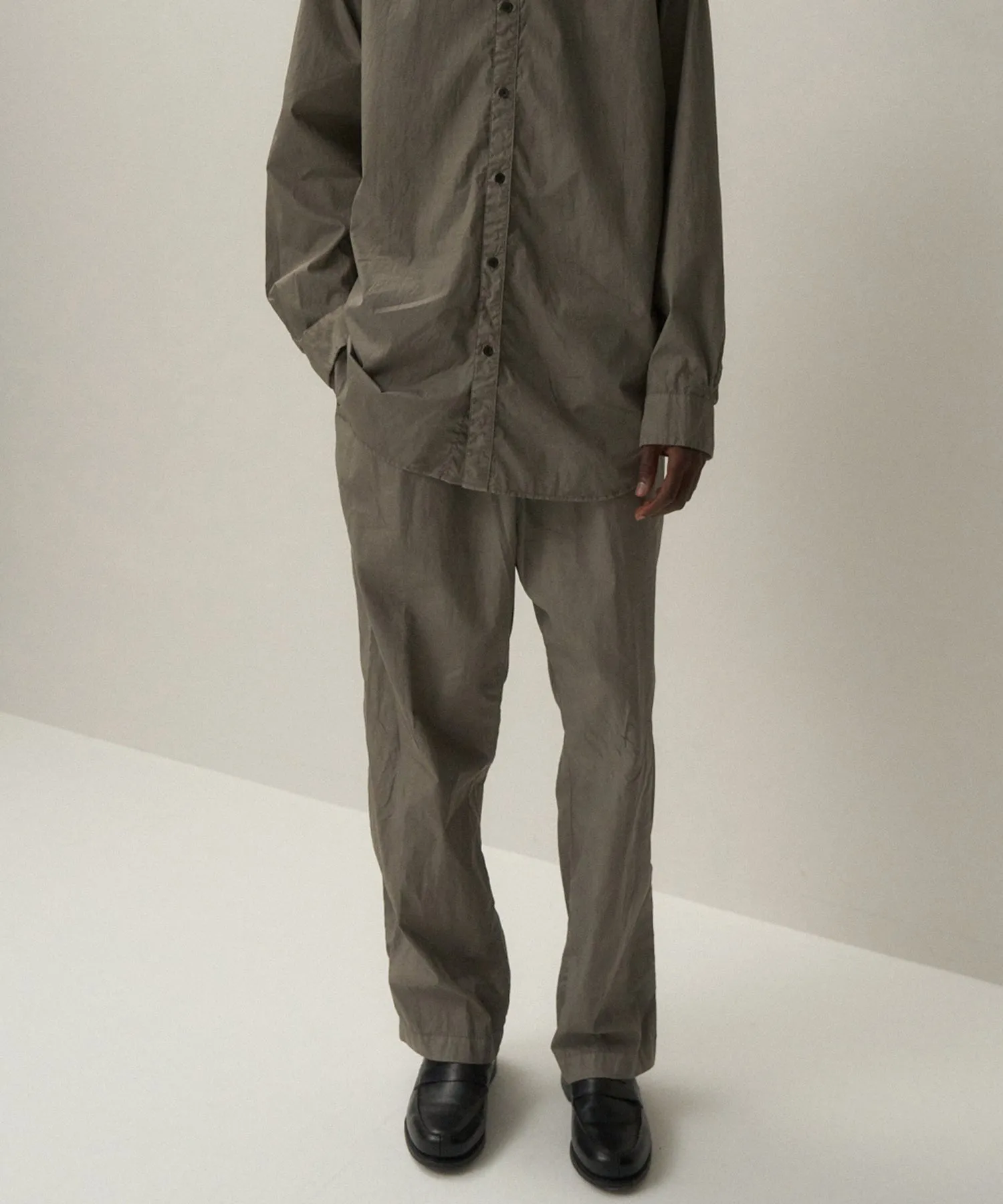 COTTON LAWN | WIDE EASY PANTS sold by ATON