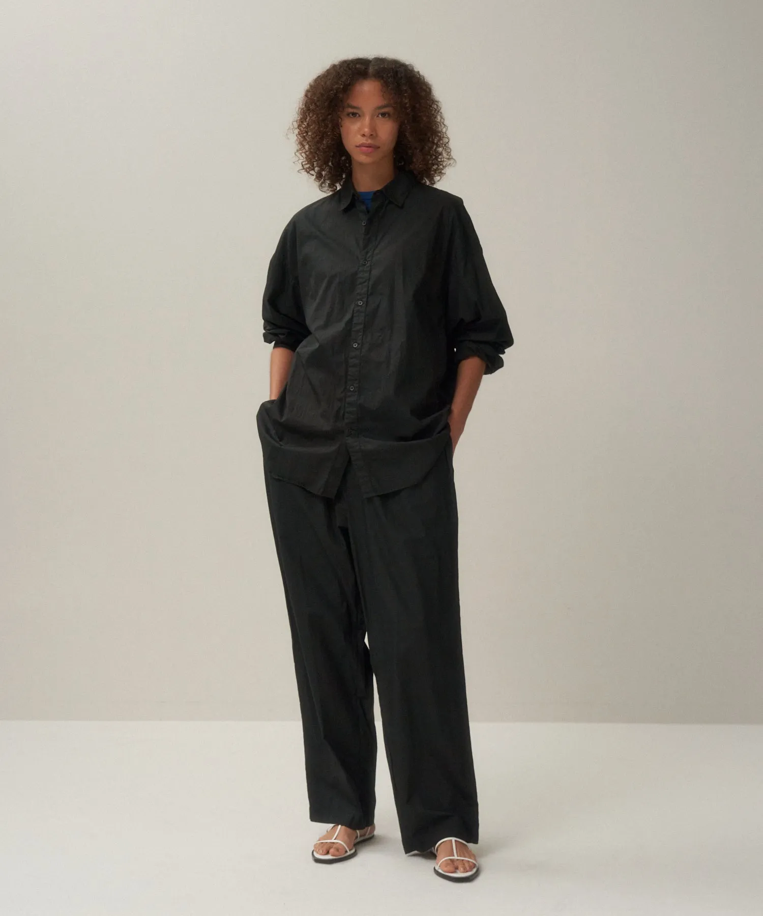 COTTON LAWN | OVERSIZED L/S SHIRT sold by ATON product image thumbnail 5