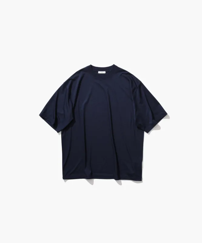 ROYAL WOOL JERSEY | LOOSE FIT T-SHIRT sold by ATON
