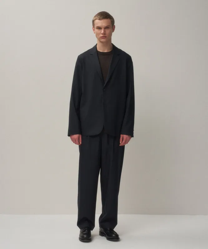 WOOL TROPICAL | LOOSE FIT PANTS sold by ATON