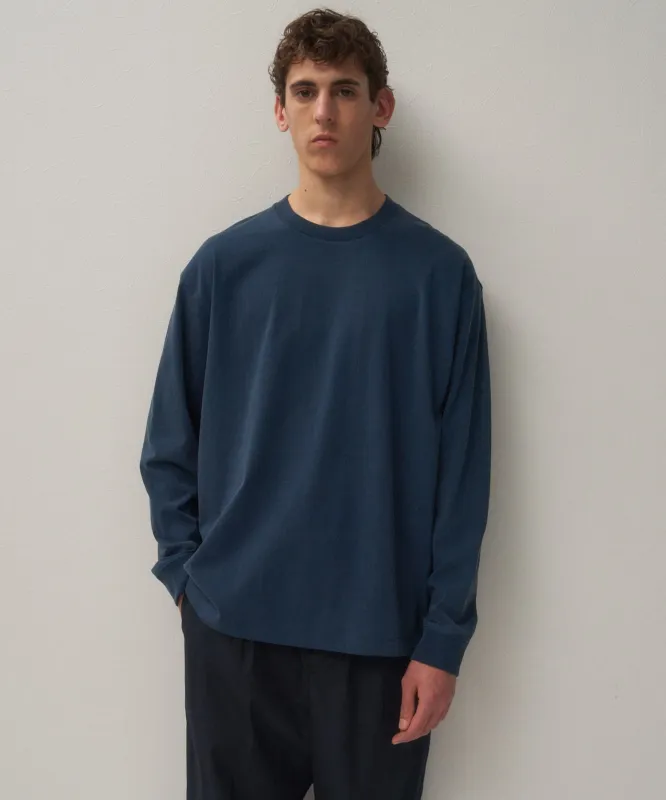 AGING FRESCA PLATE | LOOSE FIT LONG SLEEVE T-SHIRT sold by ATON