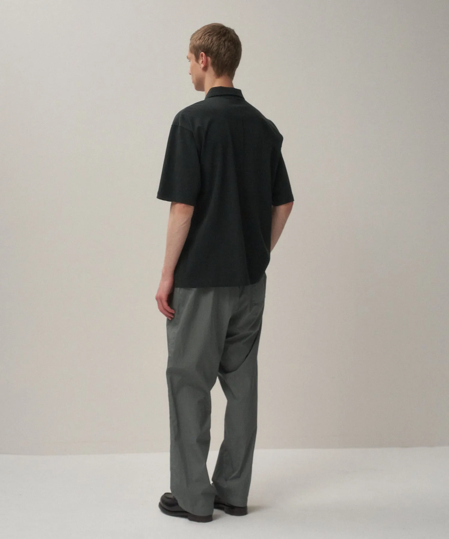 AGING FRESCA PLATE | LOOSE FIT POLO SHIRT sold by ATON product image thumbnail 3