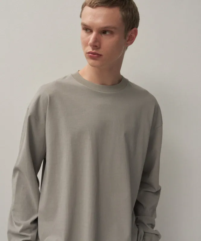 FRESCA PLATE | LOOSE FIT LONG SLEEVE T-SHIRT sold by ATON
