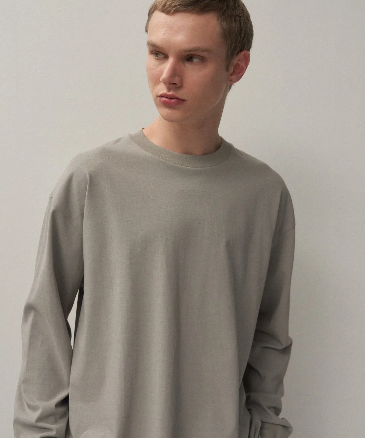 FRESCA PLATE | LOOSE FIT LONG SLEEVE T-SHIRT sold by ATON