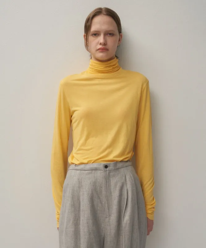 MODAL SILK JERSEY | TURTLENECK sold by ATON