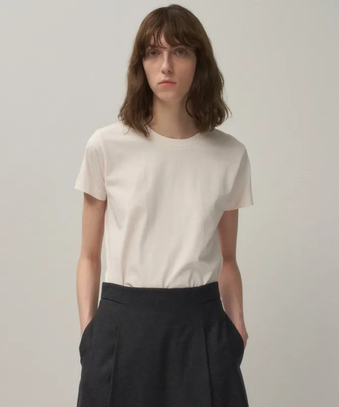 DRY COTTON JERSEY | COMPACT T-SHIRT sold by ATON