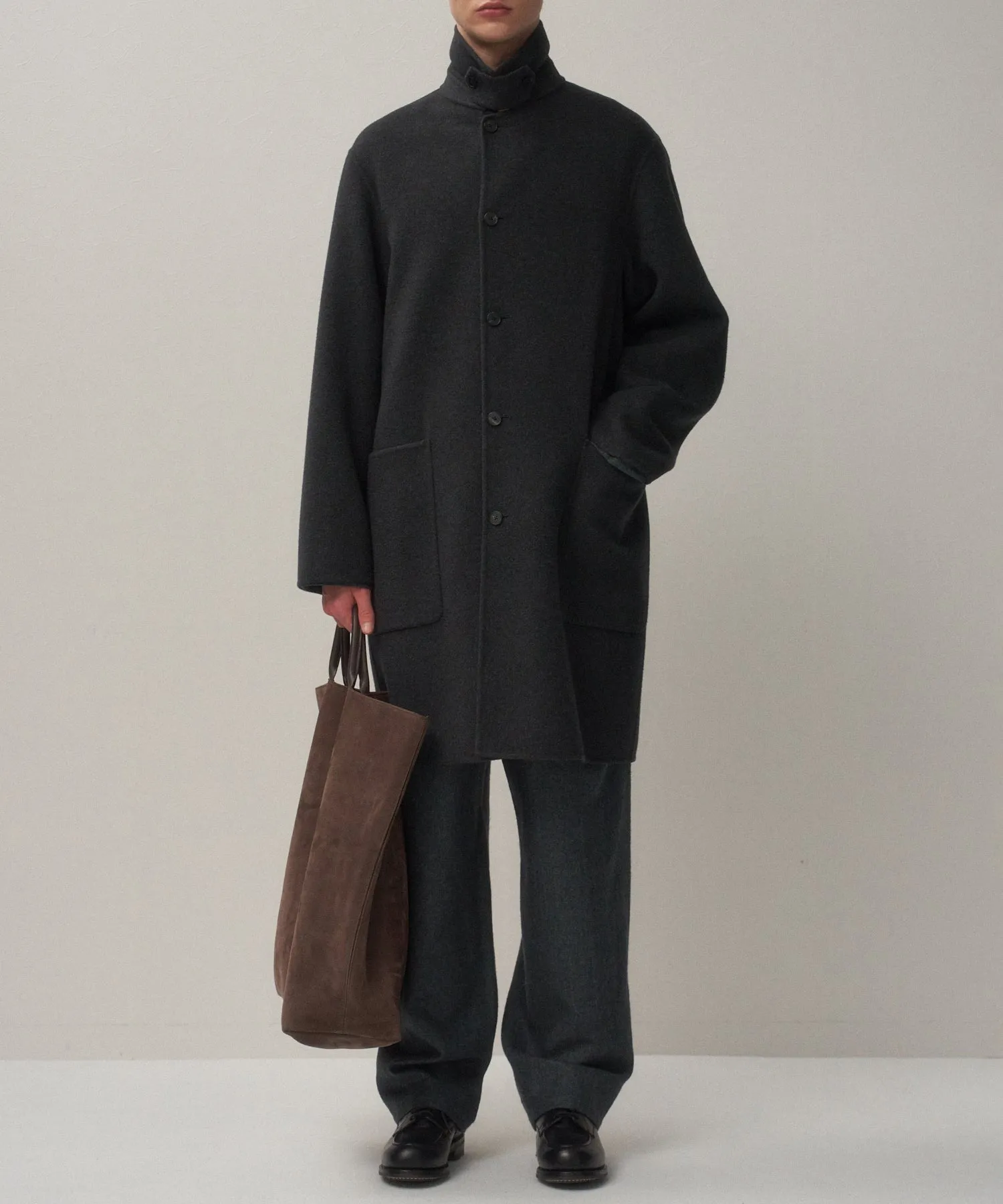 BULLHIDE NUBUCK LEATHER | WEEKENDER TOTE BAG sold by ATON