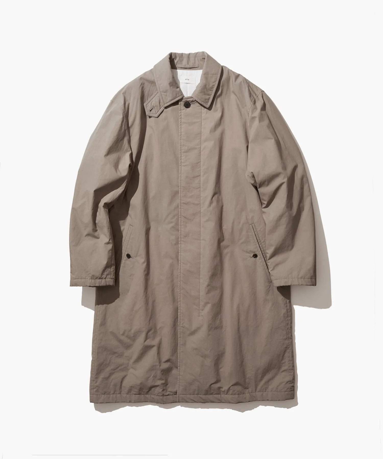 MERCERIZED COTTON | SILK PADDED BALMACAAN COAT sold by ATON product image thumbnail 3