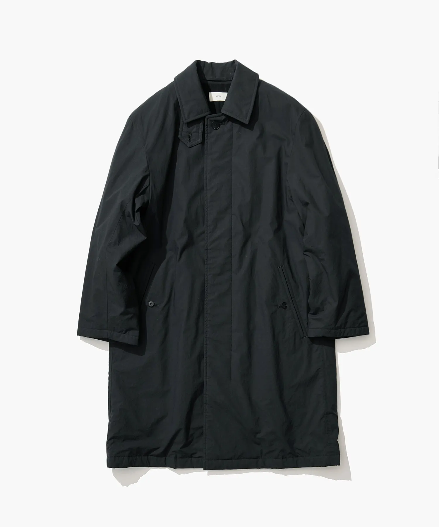 MERCERIZED COTTON | SILK PADDED BALMACAAN COAT sold by ATON product image thumbnail 4