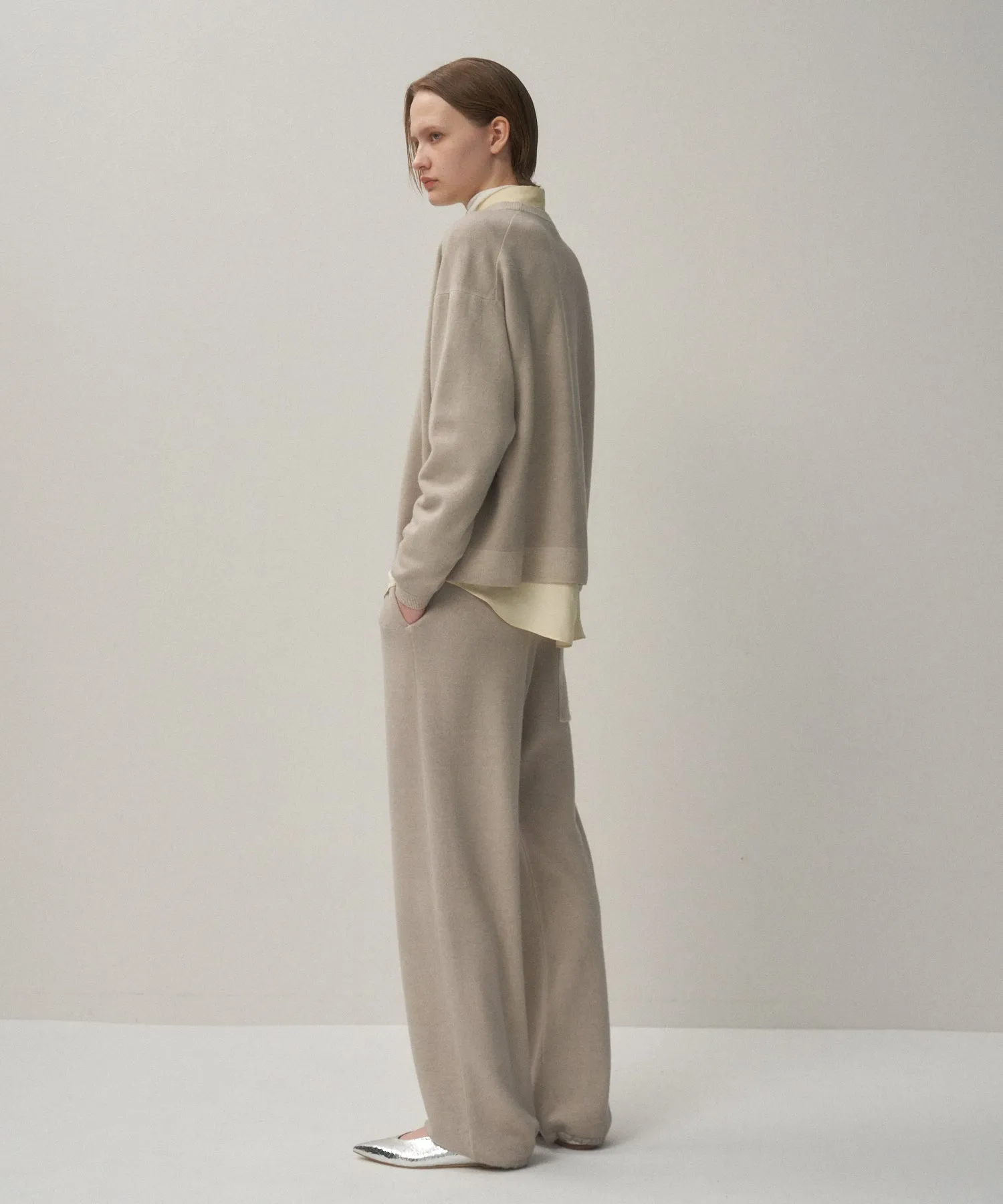 VINTAGE KNIT | EASY STRAIGHT PANTS sold by ATON product image thumbnail 3
