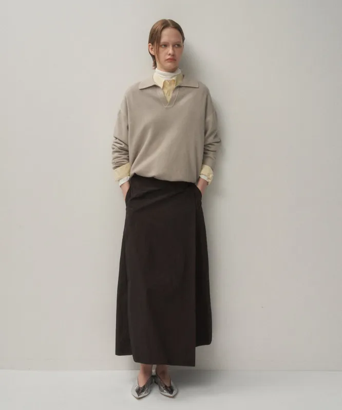 VINTAGE KNIT | SKIPPER POLO SWEATER sold by ATON