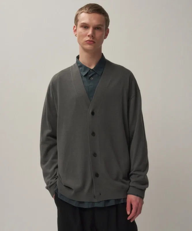 WOOSTED WOOL | OVERSIZED CARDIGAN sold by ATON