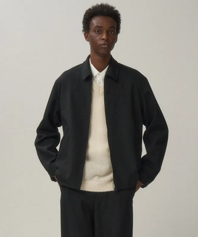 BACK SATIN | HARRINGTON JACKET sold by ATON