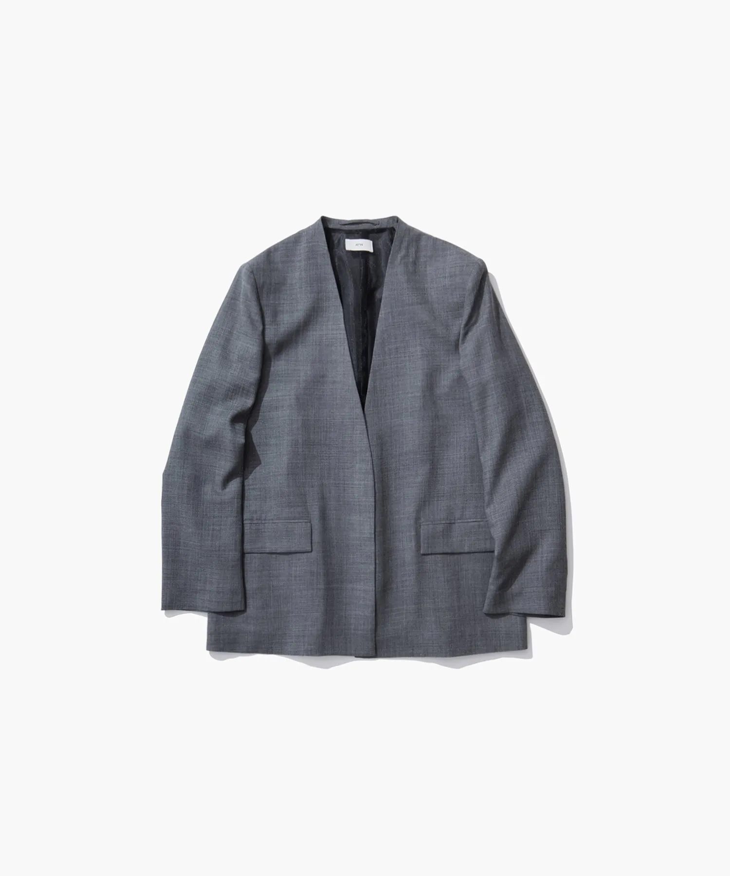 TECHNO WOOL ETERMIN | COLLARLESS JACKET sold by ATON product image thumbnail 4