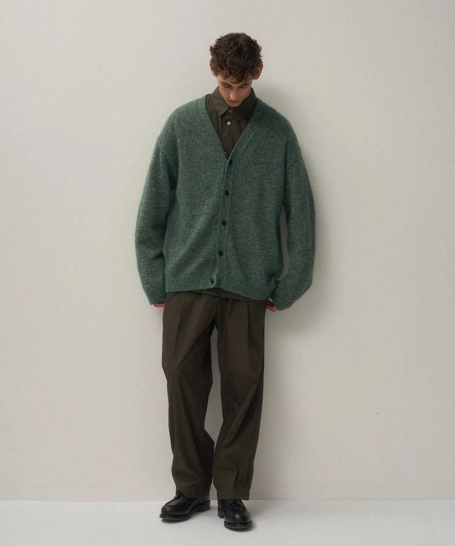 WOOL ALPACA MOHAIR | OVERSIZED CARDIGAN sold by ATON product image thumbnail 3