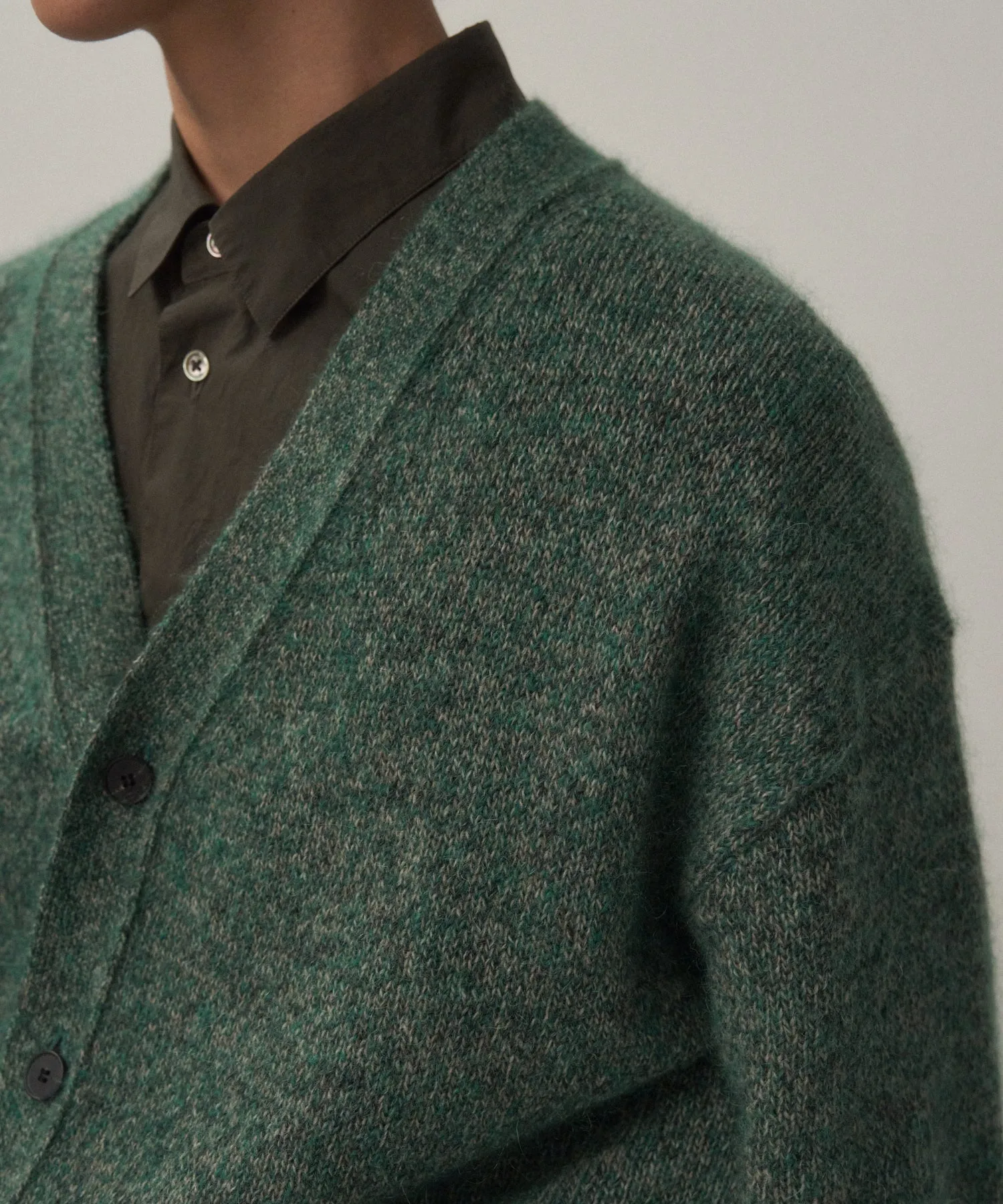 WOOL ALPACA MOHAIR | OVERSIZED CARDIGAN sold by ATON product image thumbnail 2