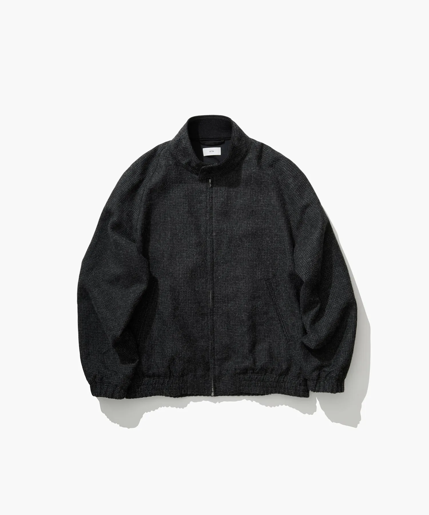 ALPACA HOUND TOOTH | HARRINGTON JACKET sold by ATON product image thumbnail 4