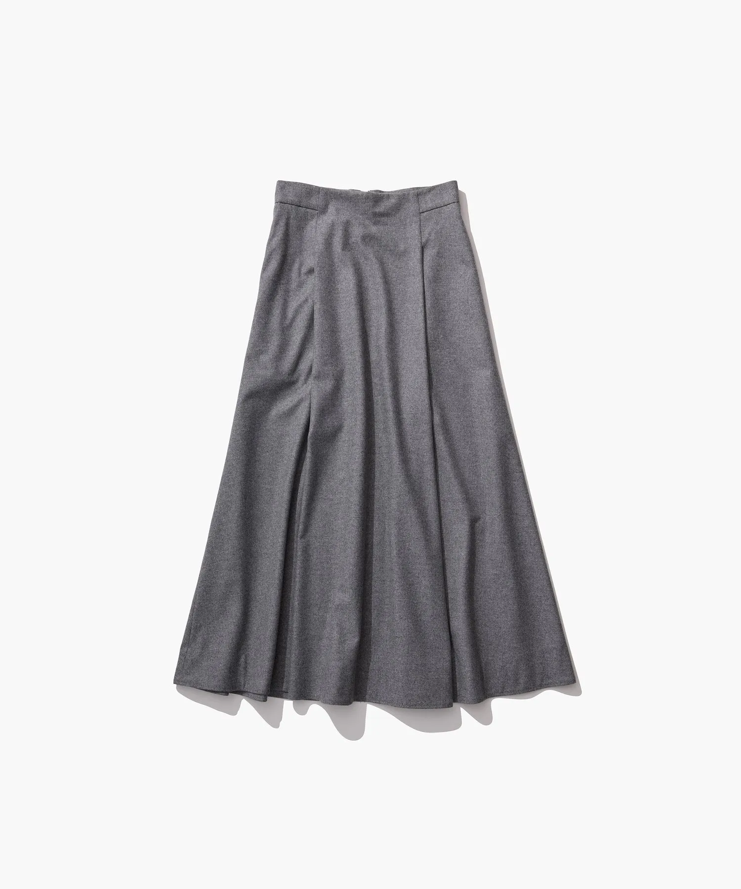 MERINO COLLEGE FLANNEL | FLARED SKIRT sold by ATON product image thumbnail 5