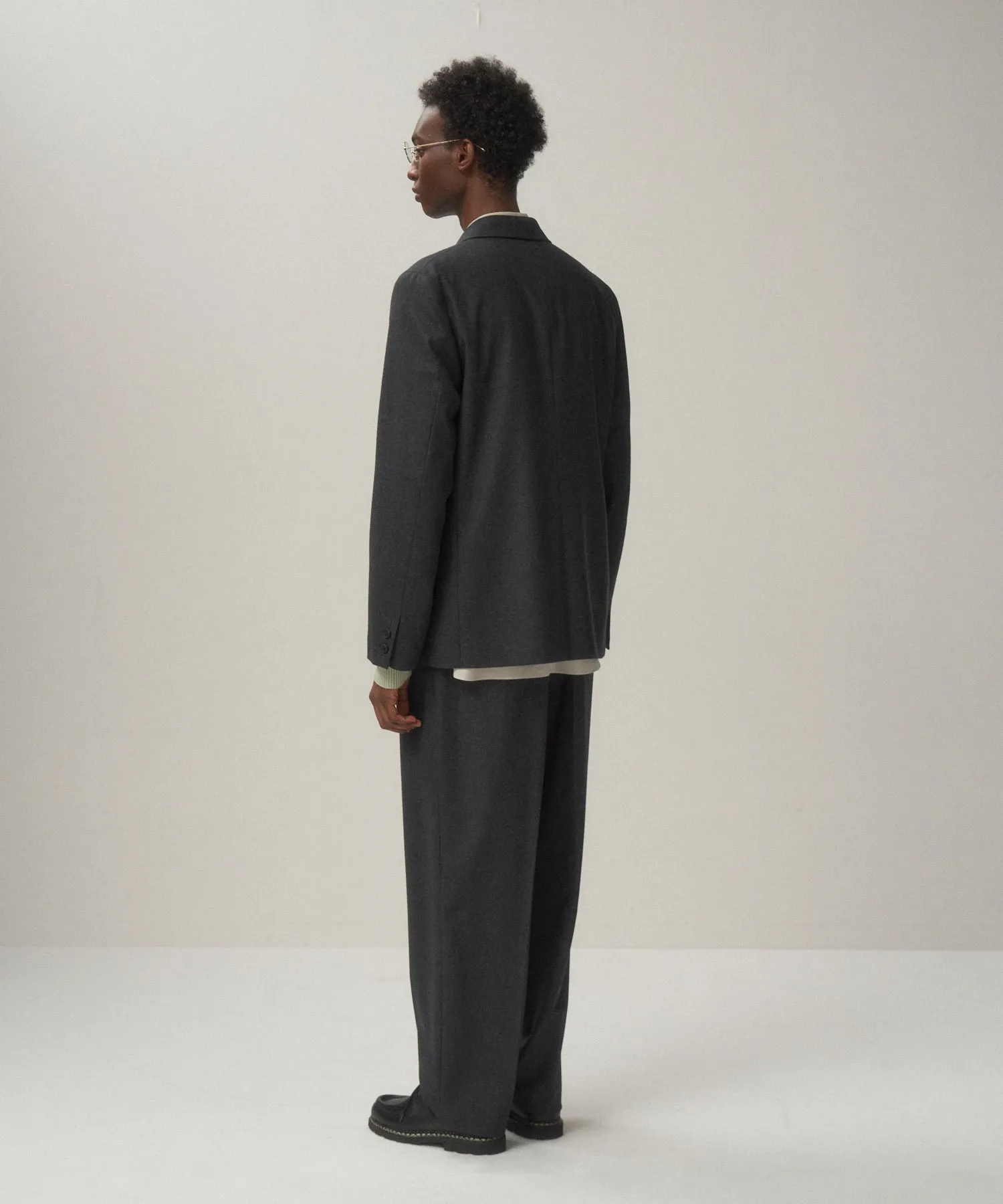 MERINO COLLEGE FLANNEL | STANDARD PANTS sold by ATON product image thumbnail 5