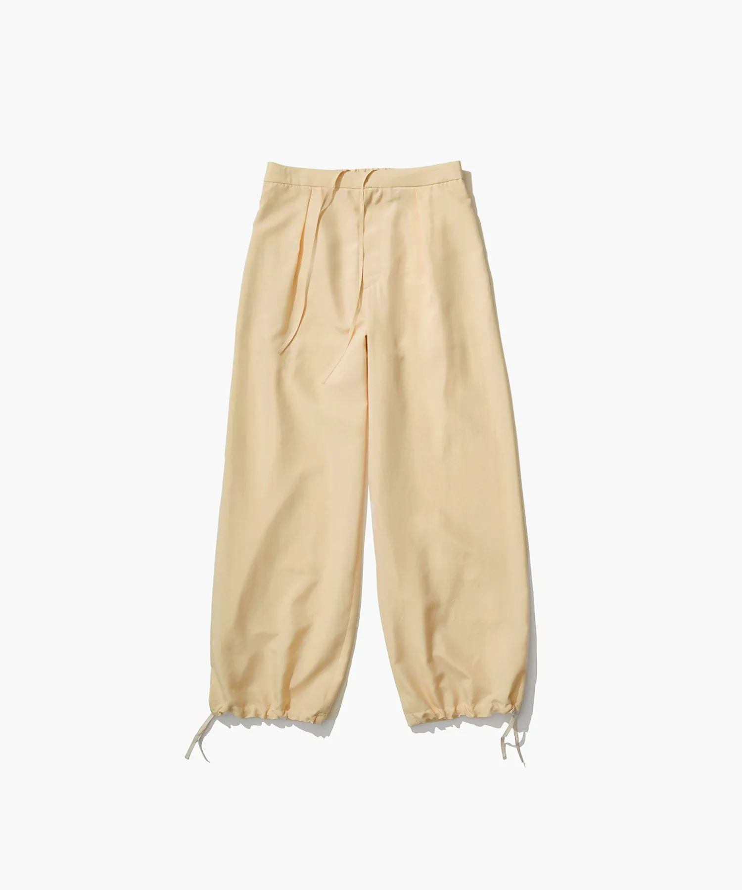 SILK SUEDE | TUCKED EASY PANTS sold by ATON product image thumbnail 4