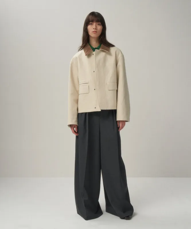 HEMP SUEDE | HUNTING JACKET made by ATON