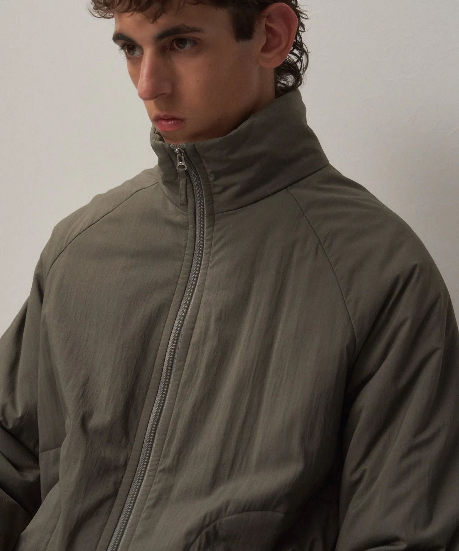 MAT AIRY NYLON | WOOL PADDED STAND JACKET sold by ATON product image thumbnail 3