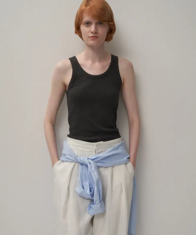 RECYCLE SUVIN RIB | TANK TOP sold by ATON