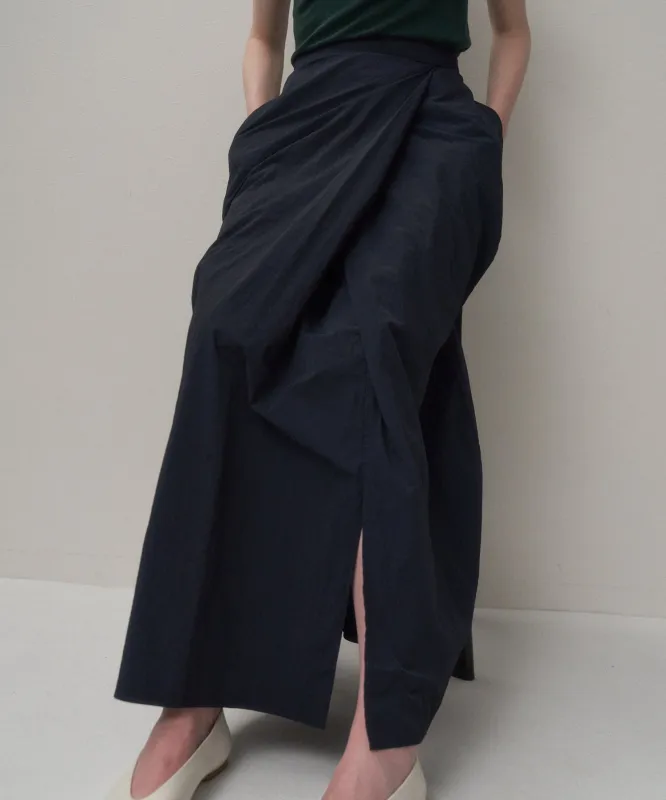 HAND DYED NYLON | WRAPPED SKIRT sold by ATON