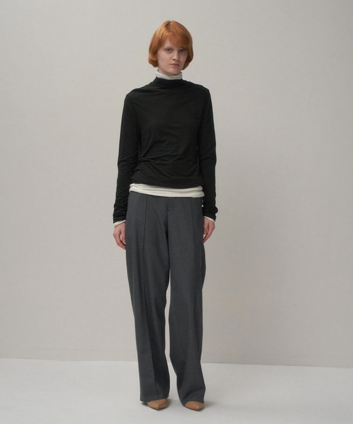 MODAL SILK JERSEY | TURTLENECK sold by ATON product image thumbnail 2