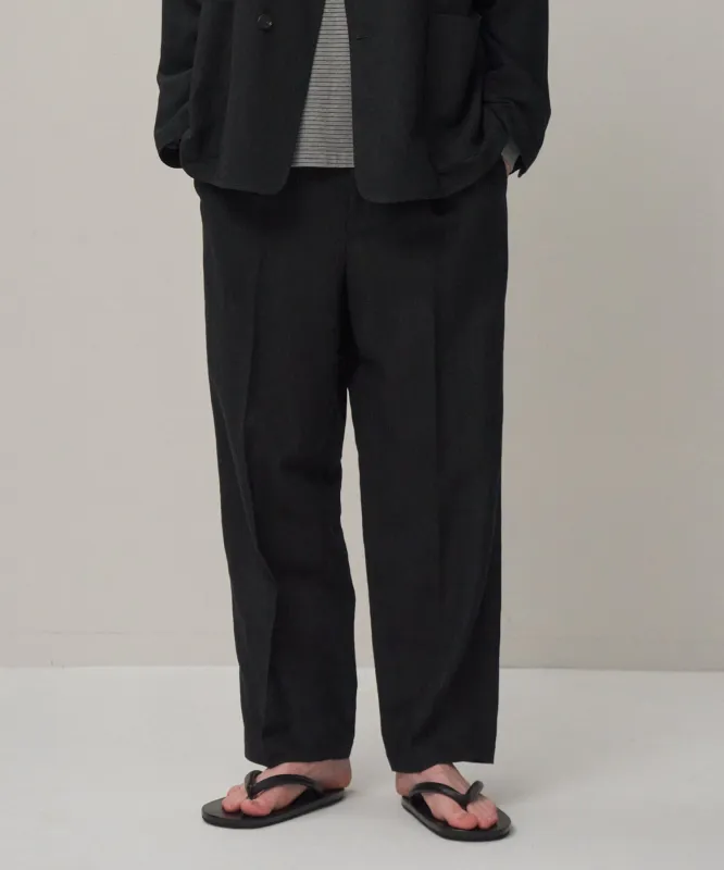 TWIST WOOL LINEN | STANDARD PANTS made by ATON