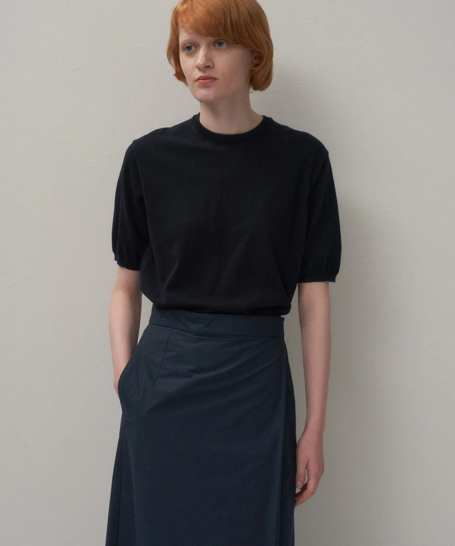FINE COMPACT COTTON | CREWNECK SWEATER sold by ATON product image thumbnail 2